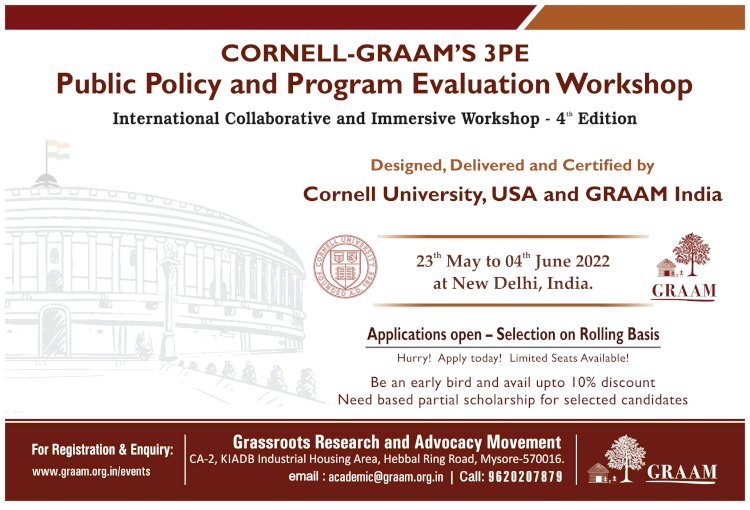 Public Policy and Program Evaluation Workshop
