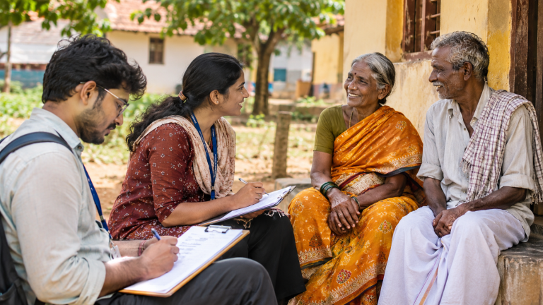 Community Interview in a Rural Village (1)